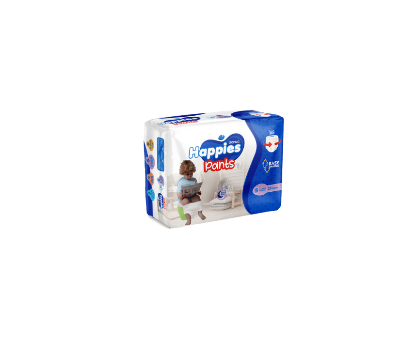 699 Baby Pants Diapers XL Happies - Image 1