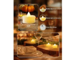 Flameless Tea Lights Candles - Image 
