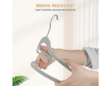 Tycom Clothes Hangers Non Slip Grey - Image 
