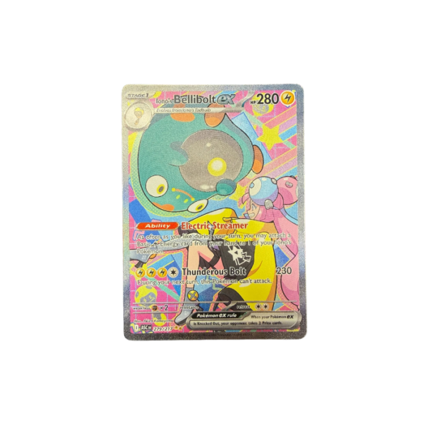 Iono's Bellibolt ex Special Illustration Rare Pokemon Card