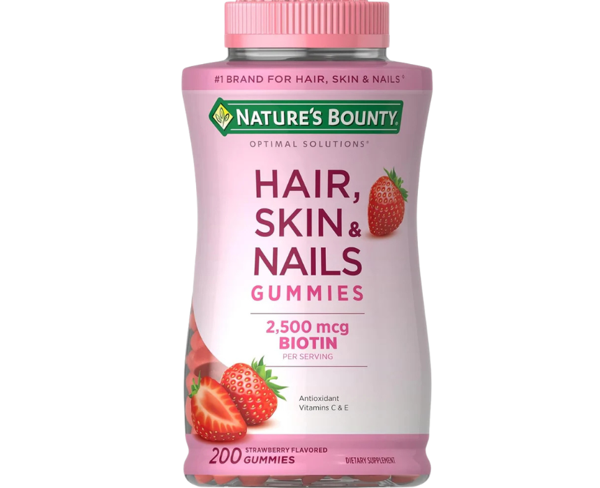 7 Natures Hair Skin Nails Gummies - Image 1