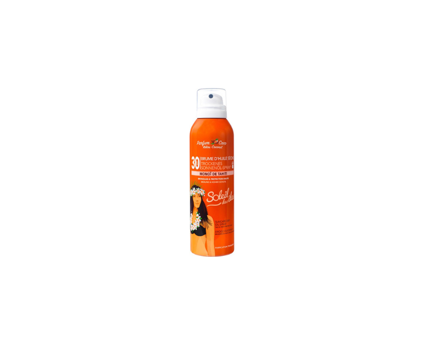 705 Dry Oil Mist Coconut Perfume SPF30 Soleil Des Iles - Image 1