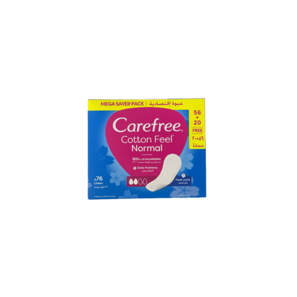 Cotton Feel Pantyliners Fresh Carefree