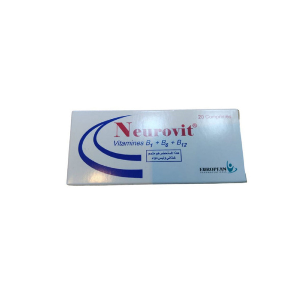 Vitamin B Complex Neurovit B1+B6+B12 20 Tablets
