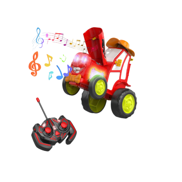 Crazy Jumping Car with LED Light Music & Rechargeable Battery