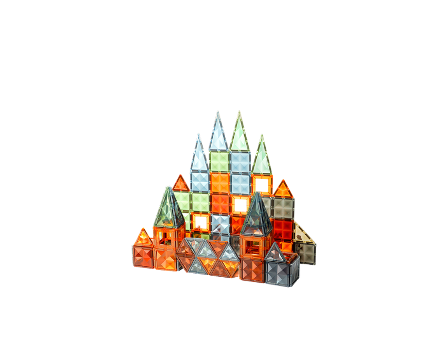73 Dazzling Magnetic Tiles Star Diamond B Nature Color 100 Peices - Image 1