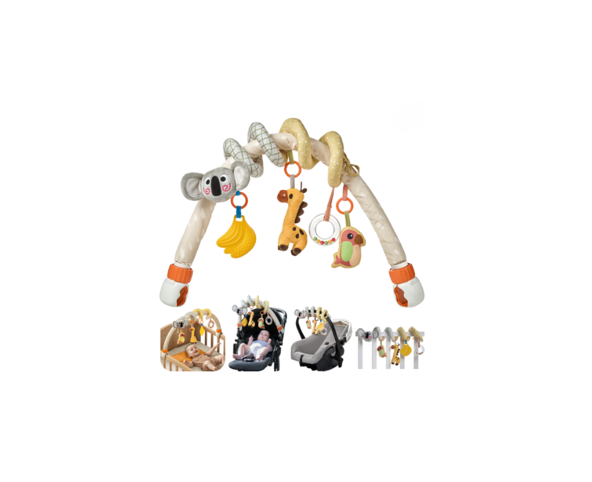 75 2 in 1 Koala Baby Arch Toy & Spiral Toy - Image 1
