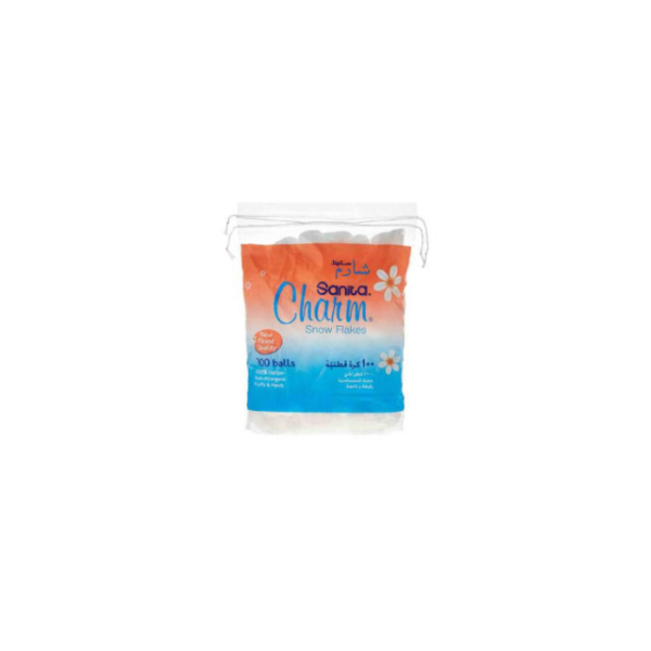 Cotton Balls Charm 100 Pieces