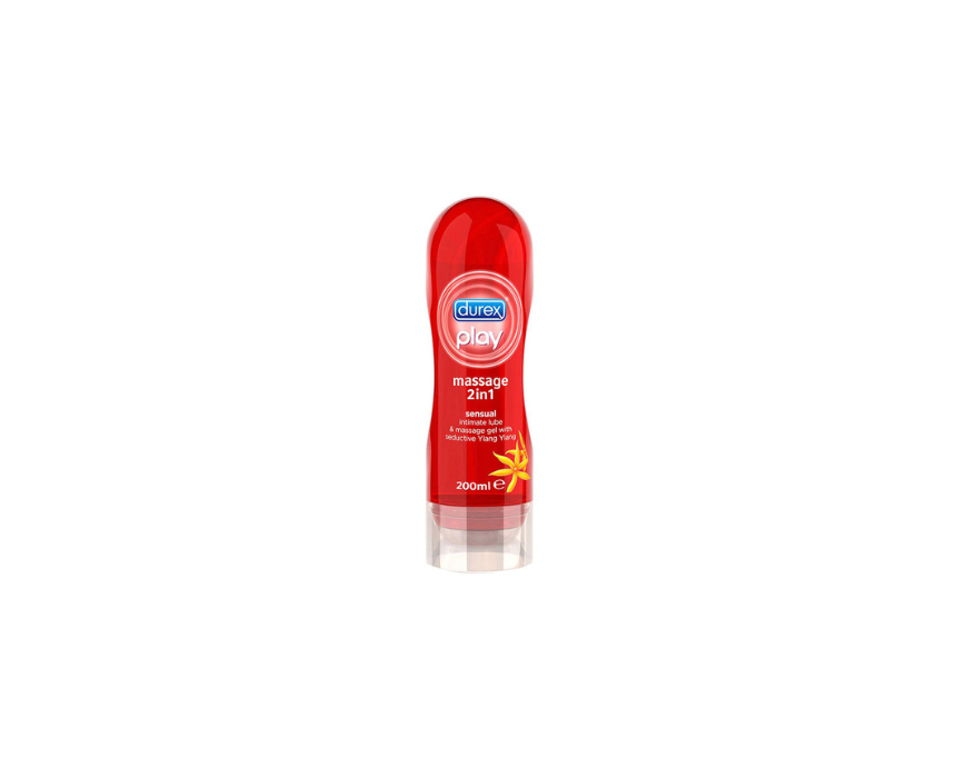 755 Massage Jelly 2‑in‑1 Play Red Durex - Image 1