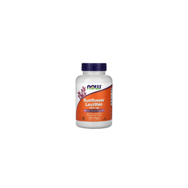 Sunflower Lecithin 1200 mg Now 100 Softgels