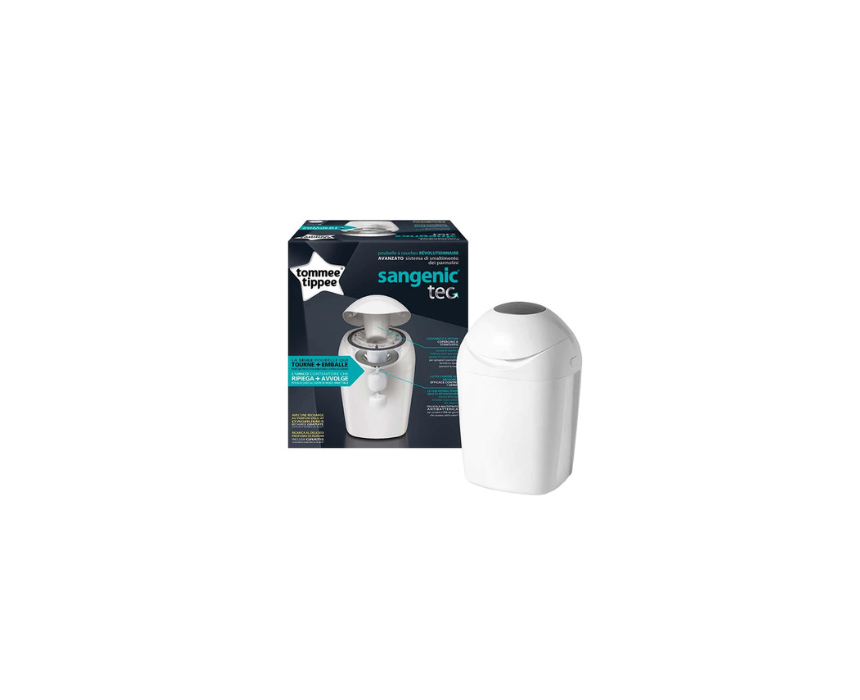 767 Diaper Disposal Tub Tec White Tommee Tippee - Image 1