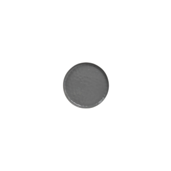 Set of 6 Gray Sand Dimpled Japanese Style Dinner Plate