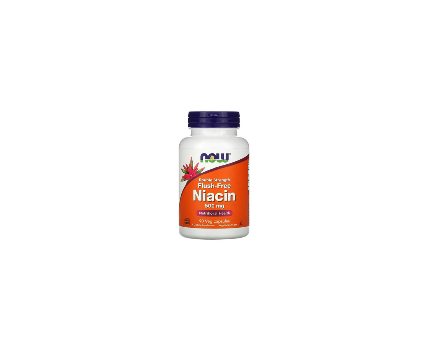 772 Niacin Flush‑Free Double Strength 500 mg Now 90 Capsules - Image 1