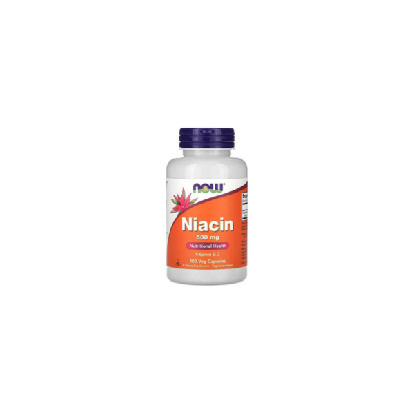 Niacin 500 mg Now 100 Capsules