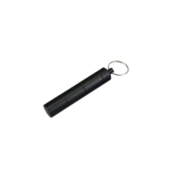 Pill Box 3 Grid Black