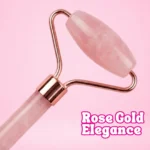 Rose Quartz Roller & Gua Sha Set - Image 