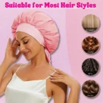 Luxury Satin Sleep Bonnet - Image 
