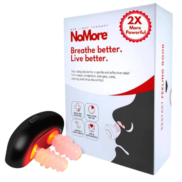 Original NoMore LED Nasal Light Therapy Device
