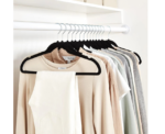 Velvet Non Slip Clothes Hangers - Image 