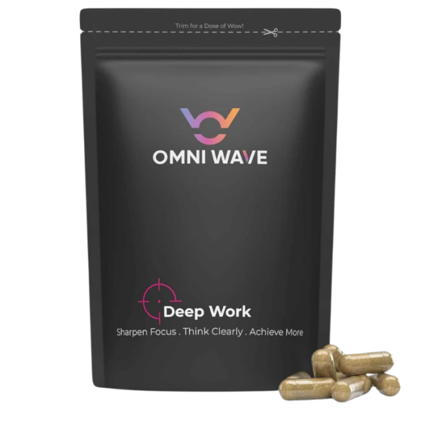 Deep Work Nootropic Natural Brain Cognitive Supplement