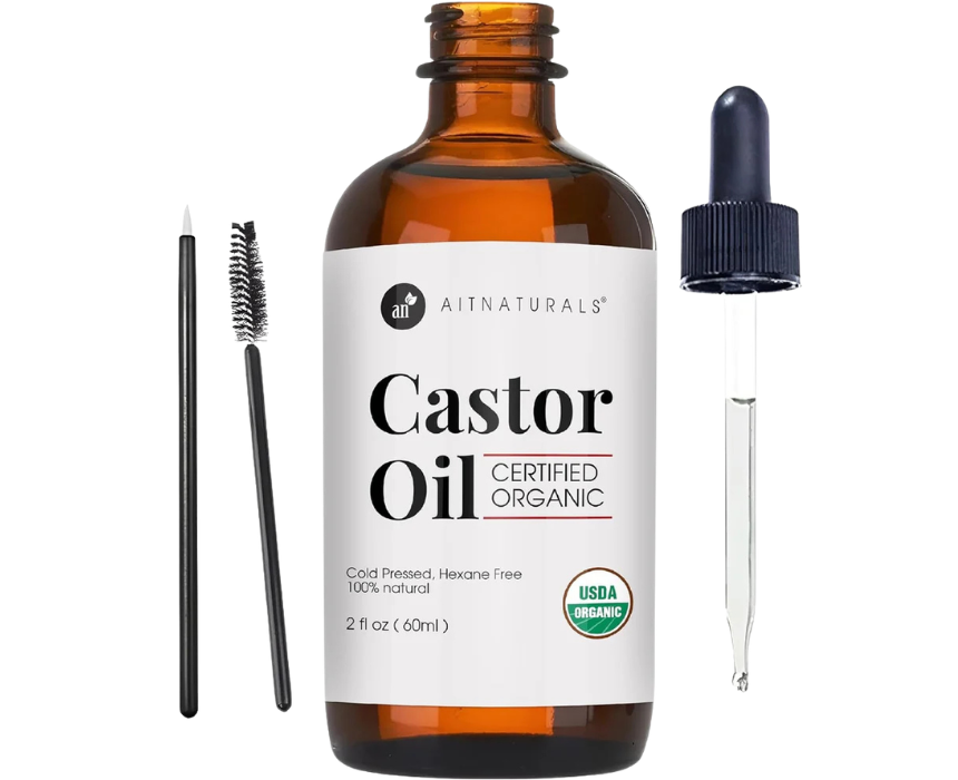 8 Aitnaturals Organic Castor Oil Serum - Image 1