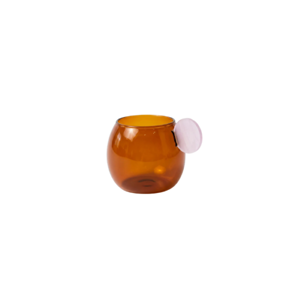 Dark Amber Borosilicate Coffee Cup