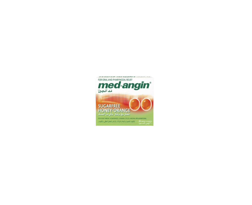 834 Honey Orange Lozenges Med‑Angine - Image 1