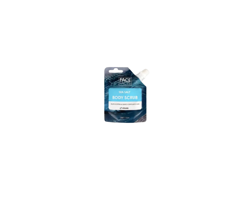 836 Sea Salt Body Scrub 60ml Face Facts - Image 1