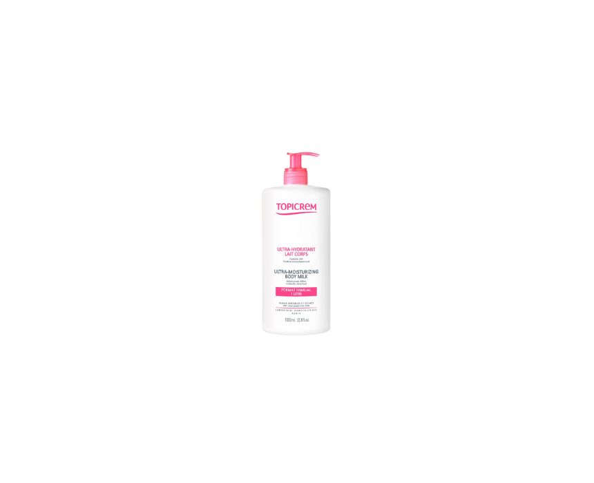 843 Ultra-Hydrating Body Milk 1000ml Topicrem - Image 1