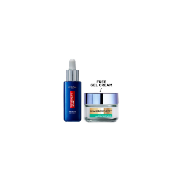 Revitalift Retinol Night Serum + Free Gel Cream L’Oreal Paris