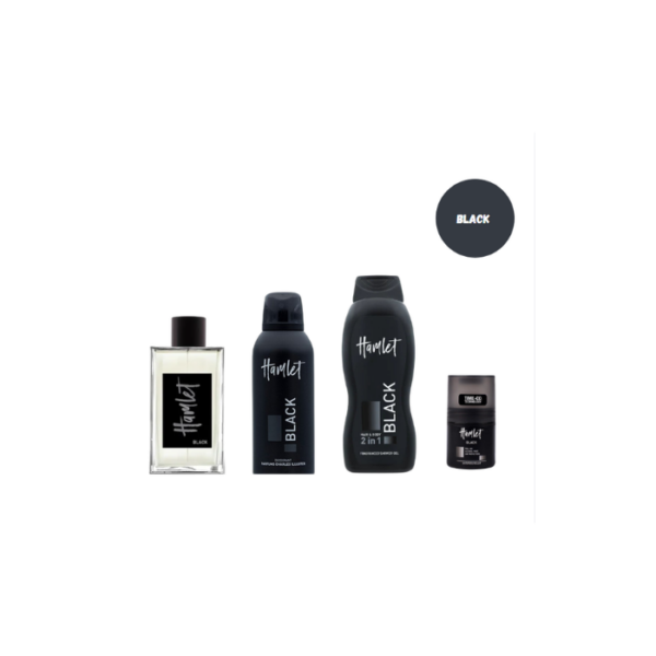 Hamlet Grooming Kit for Men with Perfume, Shower Gel, Free Deo Spray & Roll-On, and Travel Bag