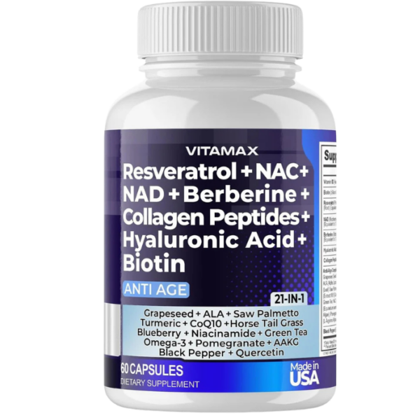 Resveratrol Collagen Skin Support Capsules