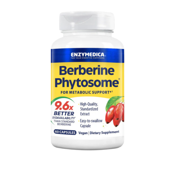 Enzymedica Berberine Phytosome Absorption Vegan Supplement For Metabolic Support