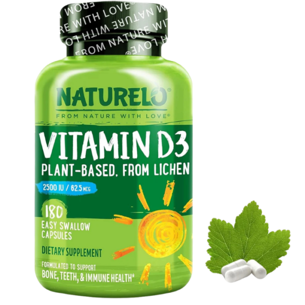 NATURELO Vitamin D Vegan Capsules