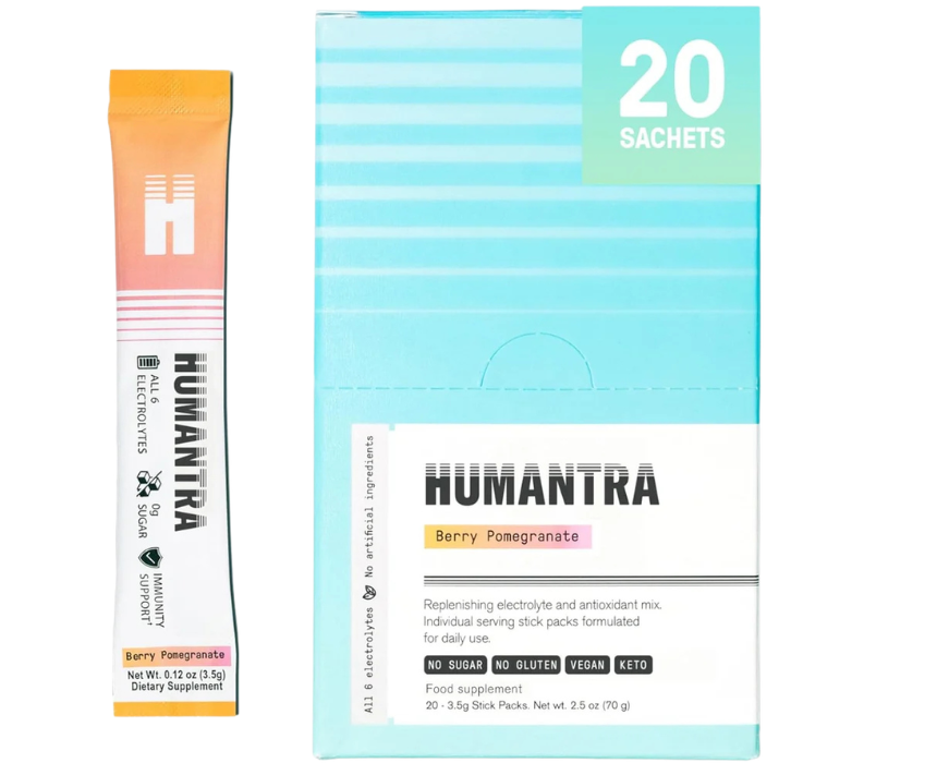 9 Humantra Electrolyte Hydration Powder Packets - Image 1