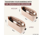 TOPTRENDS Handbag Organizer Insert Felt - Image 