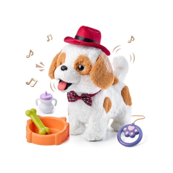 Singing Walking Brown Puppy Set
