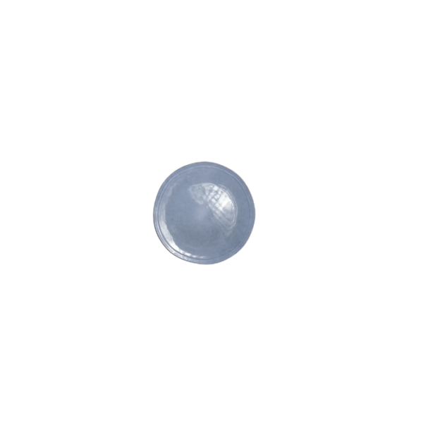 Set of 6 Blue Small Plates with One Circle