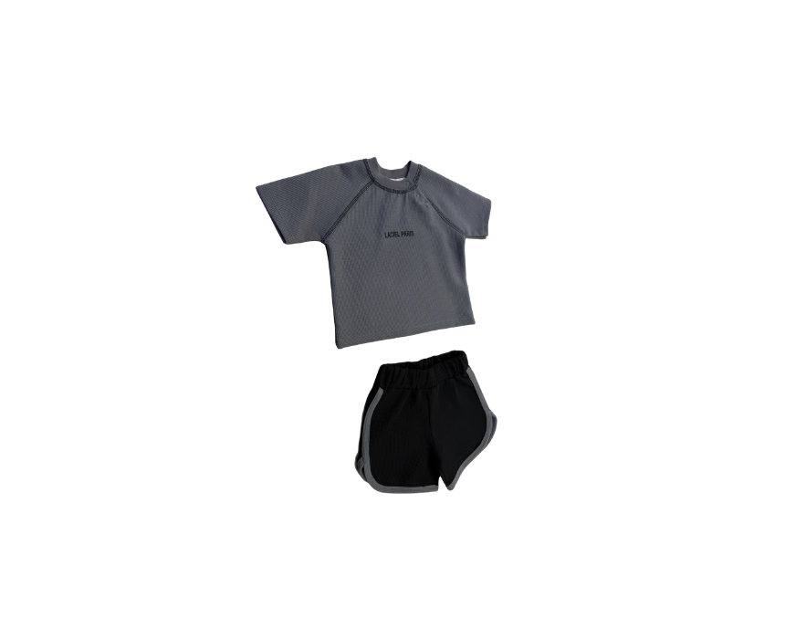 91 Waffle Grey Set Babies - Image 1