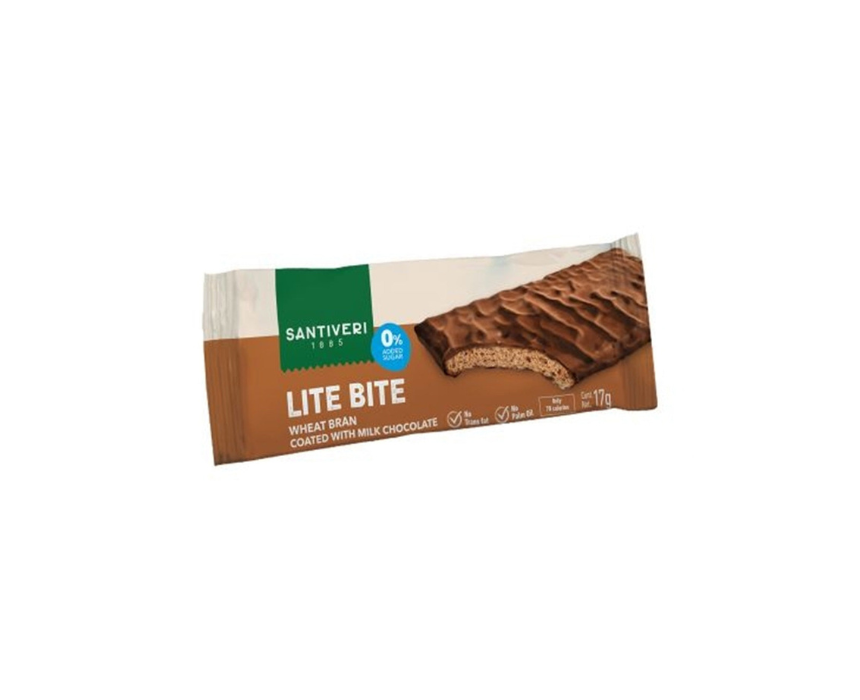 92 Milk Chocolate Lite Bite Santiveri - Image 1