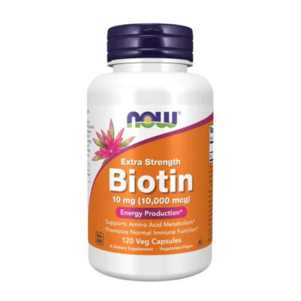 NOW Biotin Extra Strength 10 mg (10,000 mcg)