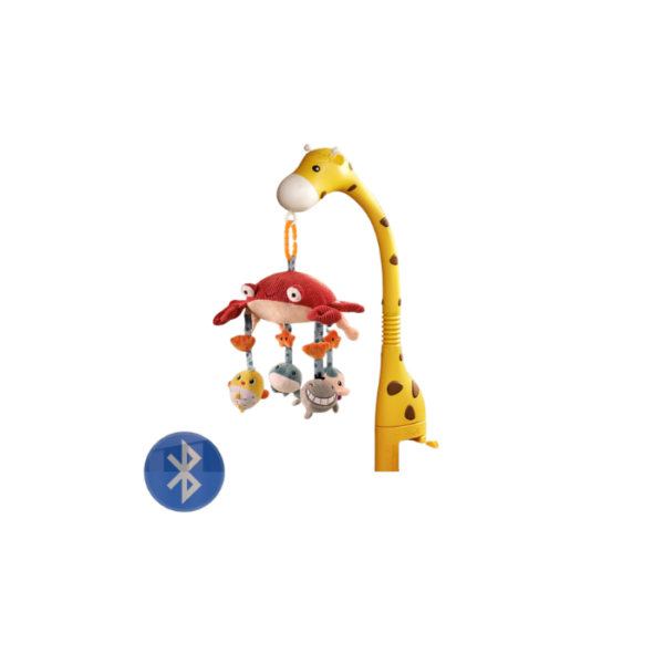 Crib Mobile with Crab Toy & Bluetooth Connection