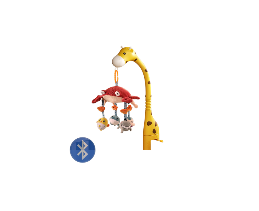 95 Y Crib Mobile with Crab Toy & Bluetooth Connection - Image 1