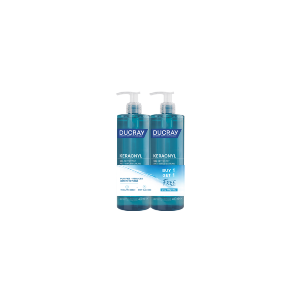 Keracnyl Foaming Gel + Free 400ml Ducray