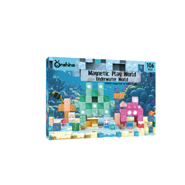 Magnetic Building Blocks Minecraft Underwater World 106 Peices