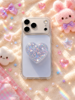 Phone Grip - Glitter Hearts - Image 