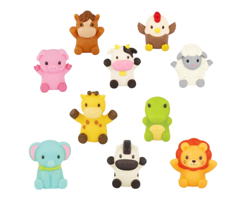 Finger Puppets & Color-Changing Bath Book1 Kids Bath Story Play Set - Image 1