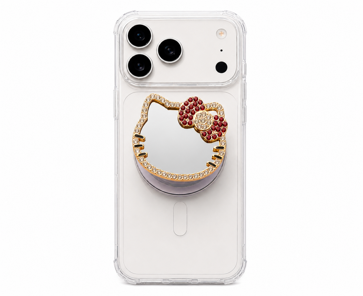Hello Kitty Phone Grip Phone Grip - Hello Kitty Mirror - Image 1