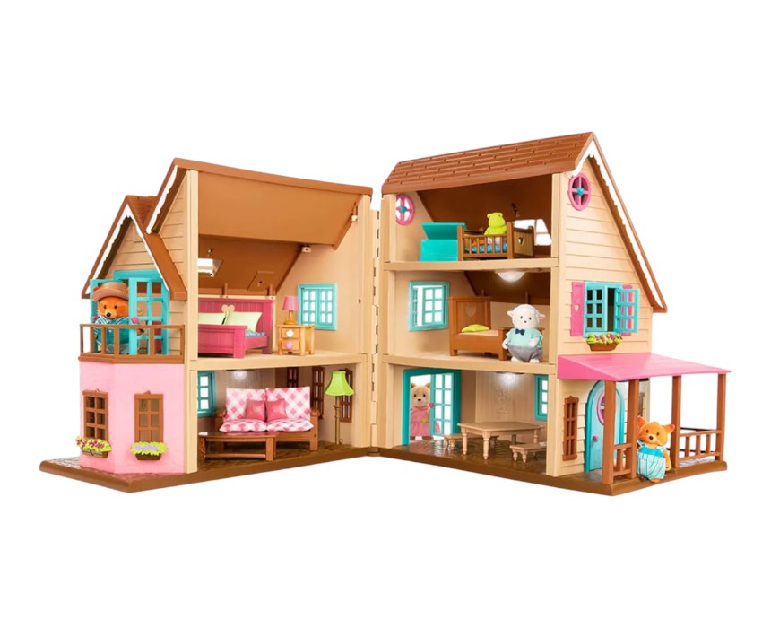 Large Cottage House1 Kids Cottage Doll House - Image 1