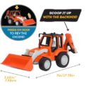 Excavator Backhoe Loader Toy - Image 